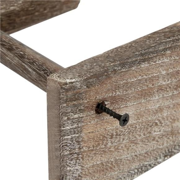 Rustic-Style 2Tier Jewelry Organizer Stand,Wooden T-Bar Necklace Rack & Bracelet - Picture 5 of 7